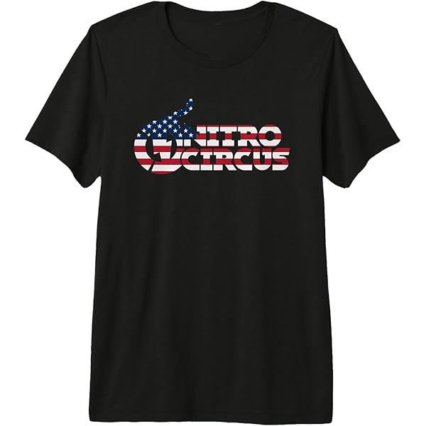 Amazon.com: Mens Nitro Circus Classic Logo Premium T-Shirt