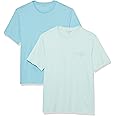 Amazon Essentials Mens T-Shirts, Regular-Fit, Short-Sleeve Crewneck Pocket, Pack of 2