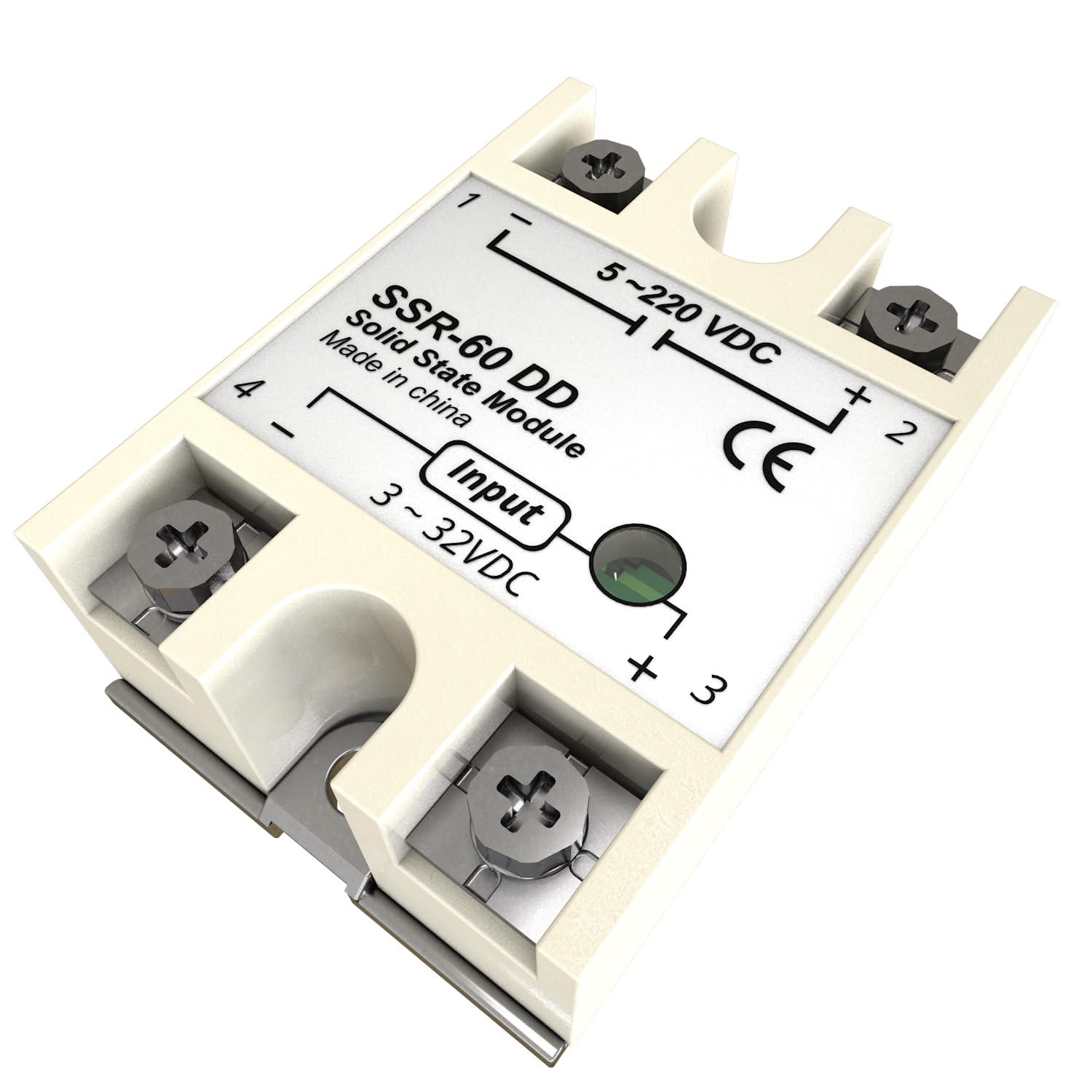 YQSIYU Solid State Relay 60DD Input 3-32V DC Single