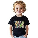 100 Days of School Shirt Kids Toddler Boys Girls 100th Day of School Costume T-Shirt Short Sleeve Tops Graphic Tee 2-8 Years