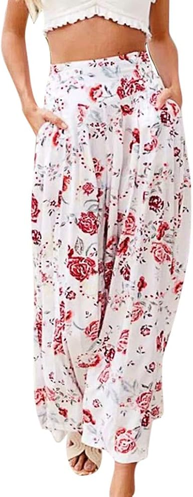 high waisted beach trousers