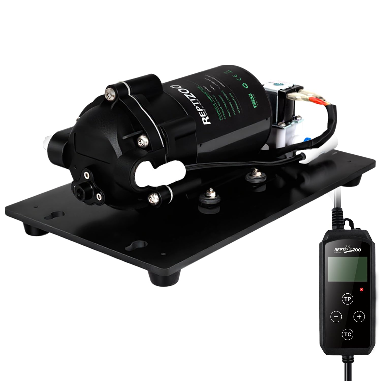 Photo 1 of REPTI ZOO Misting System with Timer, Reptile humidifier with 4 Spray Nozzles & 2 Drip Nozzles, Low Noise Self-Priming Pump, Mister System for Reptile Amphibians Habitat, Botanical Gardens