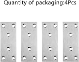 Dolaso 4 Pcs Stainless Steel Flat Wood Brackets Heavy Duty Mending Plates view 4