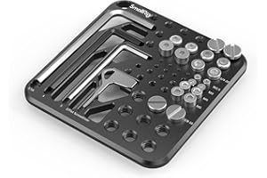 SMALLRIG Screw and Hex Key Storage Plate for Commonly Used Screws and Hex Spanner of Camera Rigs - MD3184
