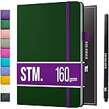 SCRIBBLES THAT MATTER Bullet Journals | Dotted dot grid notebook journal | B5 Vegan Hardcover executive notebooks for writing