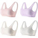 XHuaJun Cotton Training Bras for Girls Big Girls' Sports Bra Yoga Bra for Teens Comfort Dance Crop Top