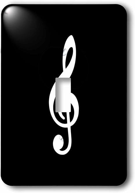 Amazon Co Jp Inspirationzstore音楽アートデザイン ブラックト音記号music Notation G Clef Musical Note Musicianギフト 照明スイッチカバー シングルトグルスイッチ Lsp 1 Diy 工具 ガーデン