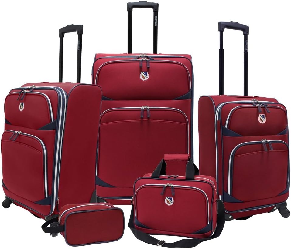 travelers choice 5 piece luggage set