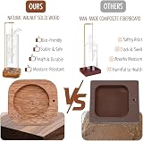 Vamotto Incense Holder with Glass Ash Catcher for Yoga & Relaxation view 2