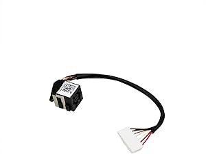 GinTai DC Power Jack w/Cable Replacement for Dell Inspiron 5749 5748 3442 J5HM8 14R 14R-5437 3421 14-3437 14R-5421 15-3000 Series 3543 3542 3541 3878 33308 SDPPI 450.00H05.0011 450.00G03.0001