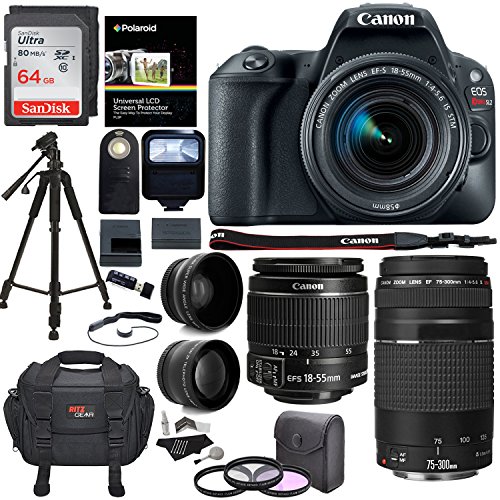 Canon eos rebel sl2 dslr camera, ef-s 18-55mm stm, cano…