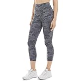 Danskin Womens High Rise Capri Camo Leggings