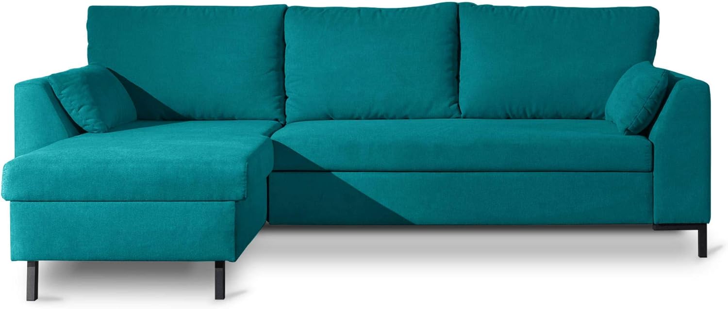 Bestmobilier Montana Canape D Angle Reversible Convertible En