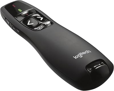 Logitech R400 Wireless Presenter USB Receiver Red Laser Pointer 15 m