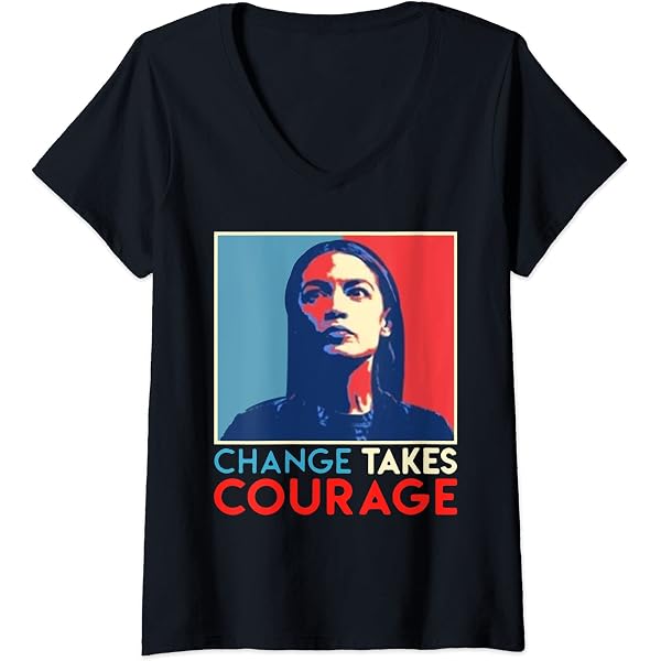 Amazon.com: Womens alexandria ocasio-cortez see through change