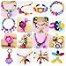 Pop Beads Set Girl Toy Yosmi Creative DIY Jewelry Making Kit Necklace Bracelet for Girls Art Crafts Snap Beads Educational Toy(165 Pieces)