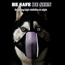Mayerzon Dog Muzzle, Mesh Soft Muzzle for Large