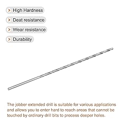 uxcell 5.2mm Twist Drill Bits, High-Speed Steel