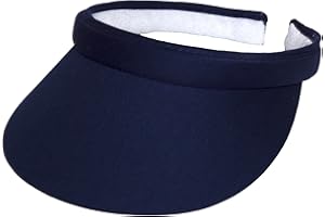 TOP HEADWEAR Mens Womens Sun Protection Sports Cotton Twill Clip On Golf Tennis Visor