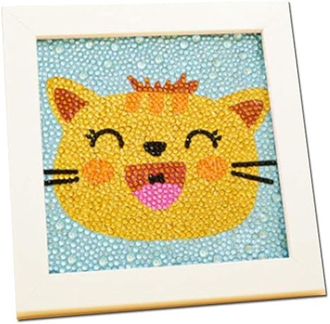 Amazon Com Diy Diamante Paiting Para Ninos Con Marco Del Nino