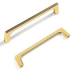 Shining Golden Cabinet Pull Modern Minimalist Style