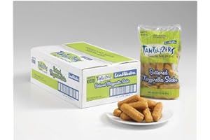 Lamb Weston Tantalizers Battered Mozzarella Stick - Appetizer, 2 Pound -- 6 per case.