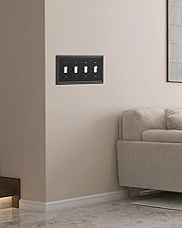 TREEWELL 2-Pack Quad Toggle Light Switch Cover