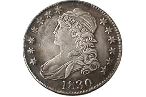 YIQILAFADA Iron 1830 Coin Dollars, USA Souvenir Coin Replica Collection Uncirculated American Morgan Coin