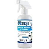 Microcyn Livestock Skin &amp; Wound Hydrogel &ndash; 16 oz Moisture-Retaining Protective Barrier for Cuts, Scrapes &amp; Irritated Skin &ndash; Professional Farm &amp; Ranch Support
