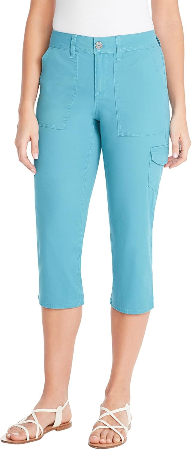 gloria vanderbilt cargo capris