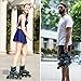 IUU Sports Adjustable Inline Skates for Kids and Adults, Rollerblades with Featuring All Illuminating Wheels, for Girls and Boys, Men and Ladies