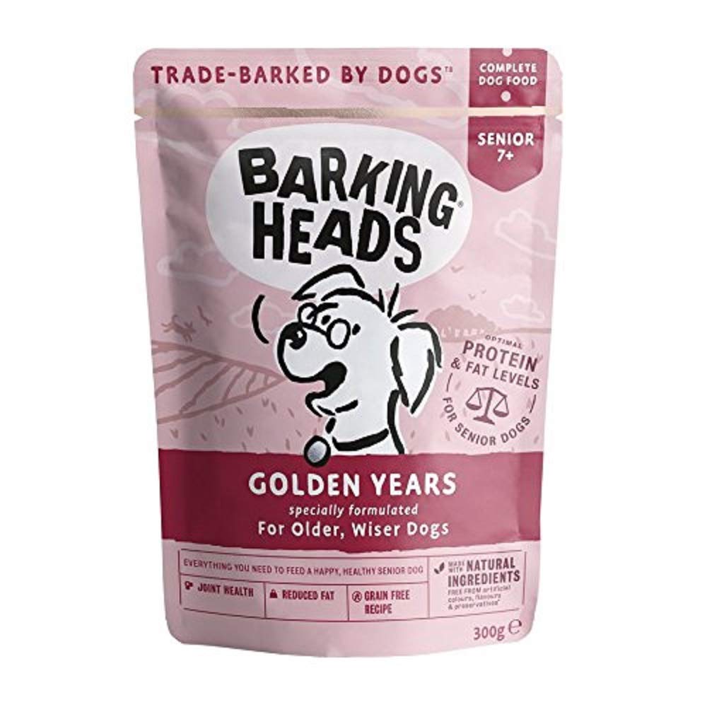 Barking Heads Wet Dog Food for Senior Dogs, Golden Years, FreeRun