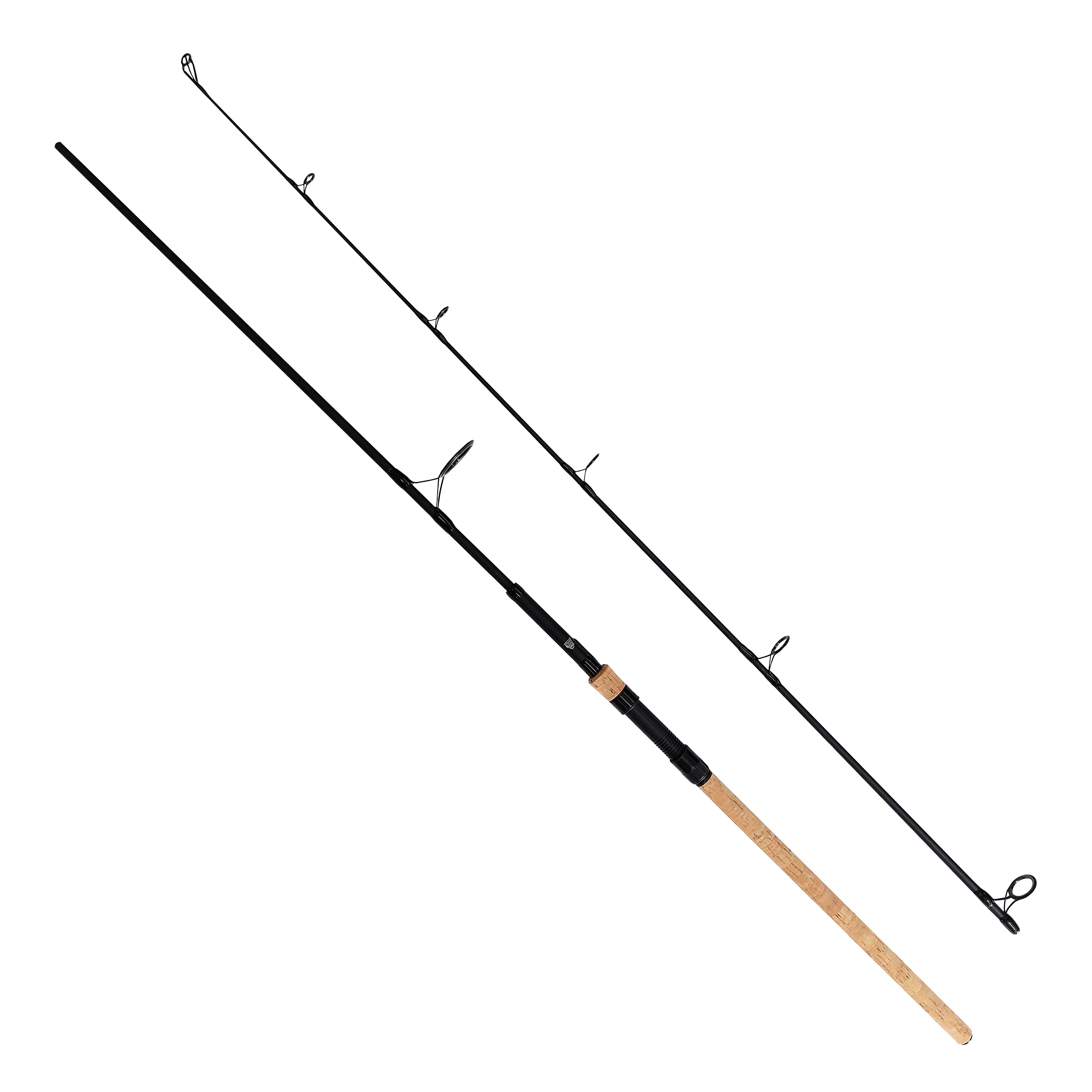 CARP ON - HOTROD 3m / 10ft Carp Fishing Rod - 2 Piece Part-Tele Full Cork Handle - High Grade Korean Carbon Blank - Ultra Light - Stalking Freelining & Margin Fishing (3.50 lbs Test Curve) [12-19350]