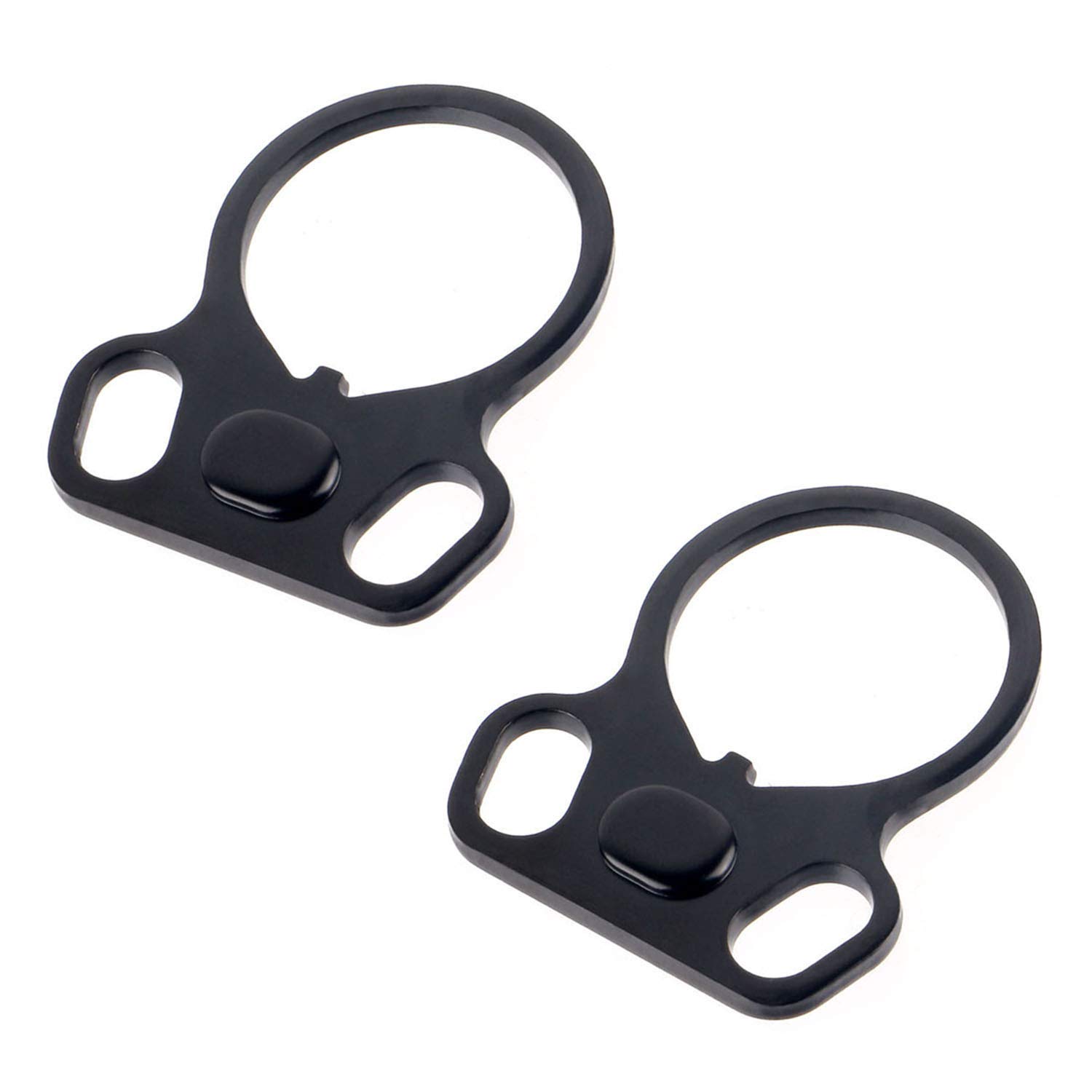 ToopMount Ar Sling Rifle Dual Loop Sling Adapter 30mm AR Dual Loop Tools Sling Mount End Plate Adapter Right/Left Handed Mount 2 Pack