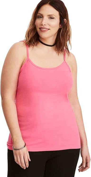Torrid Neon Hot Pink Layering Cami at Amazon Womenâs Clothing store