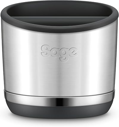 Sage The Knock Box 10 Brushed Stainless Steel Coffee Grounds Dispenser