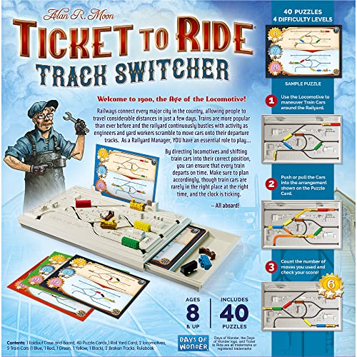 Ticket to Ride Logic Puzzle LogiQuest Puzzle Adventure Inspired by