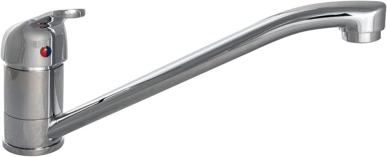 CDA TC10 Standard Contemporary Single Lever Kitchen Tap in Chrome