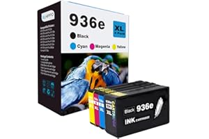 936e 936XL Replacement for HP 936 Ink Cartridges HP 936e Ink Cartridges HP936 HP936e Work for OfficeJet Pro 9125e 9135e 9730e