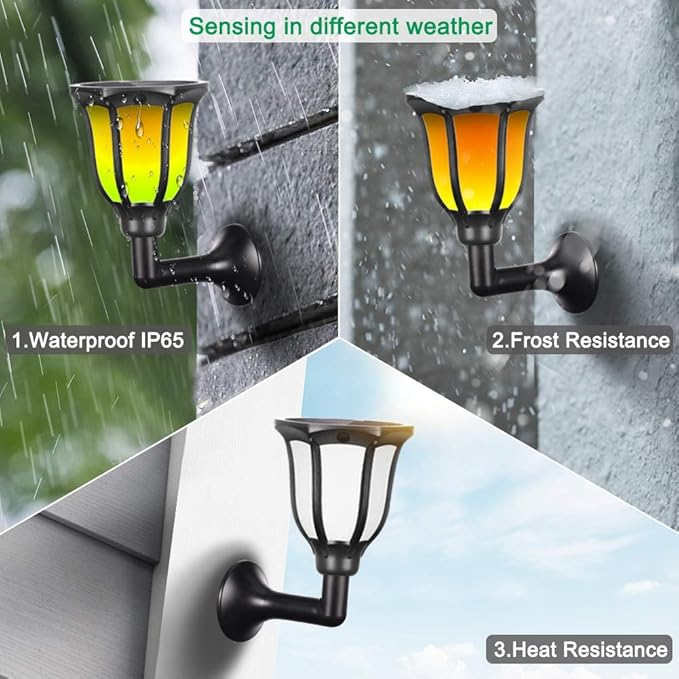 patio luces solares antorcha 6