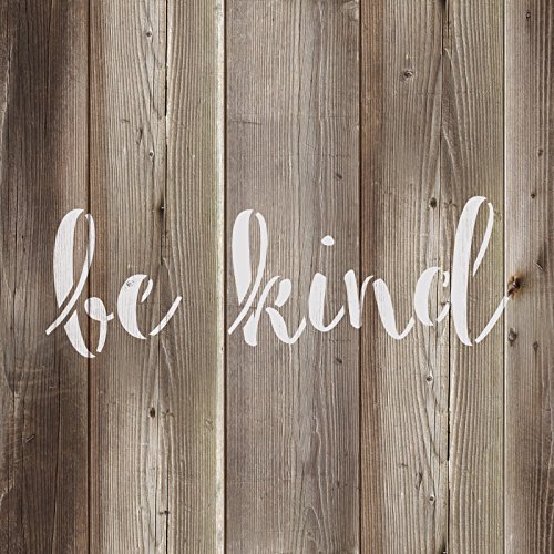 Be Kind Stencil Template - Reusable Stencil with Multiple Sizes Available