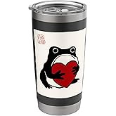 Grumpy Frog Japanese Men Women Kids St. Valentine's Day Stainless Steel Insulated Tumbler
