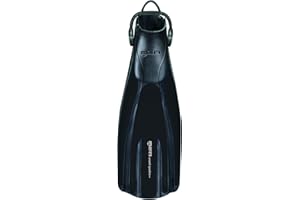 Mares Unisex Adults Avanti Quattro + Diving Fins - Durable Efficient Versatile Open-Heel Scuba Fins with Four-Channel Design & Bungee Strap