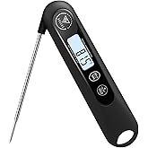 DOQAUS Meat Thermometers, 3S Instant Read Thermometer Digital Cooking Food Candy Thermometer with Backlight LCD and Magnet fo