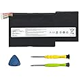 SUNNEAR BTY-M6J BTY-U6J Laptop Battery Replacement for MSI GS63 GS63VR GS73 GS73VR WS63 WS63VR Series Notebook MS-16K4, MS-17B1, MS-17B4, MS-17B5, MS-17B6, MS-17B7, MS-16K2, MS-16K5 64.98Wh 11.4V