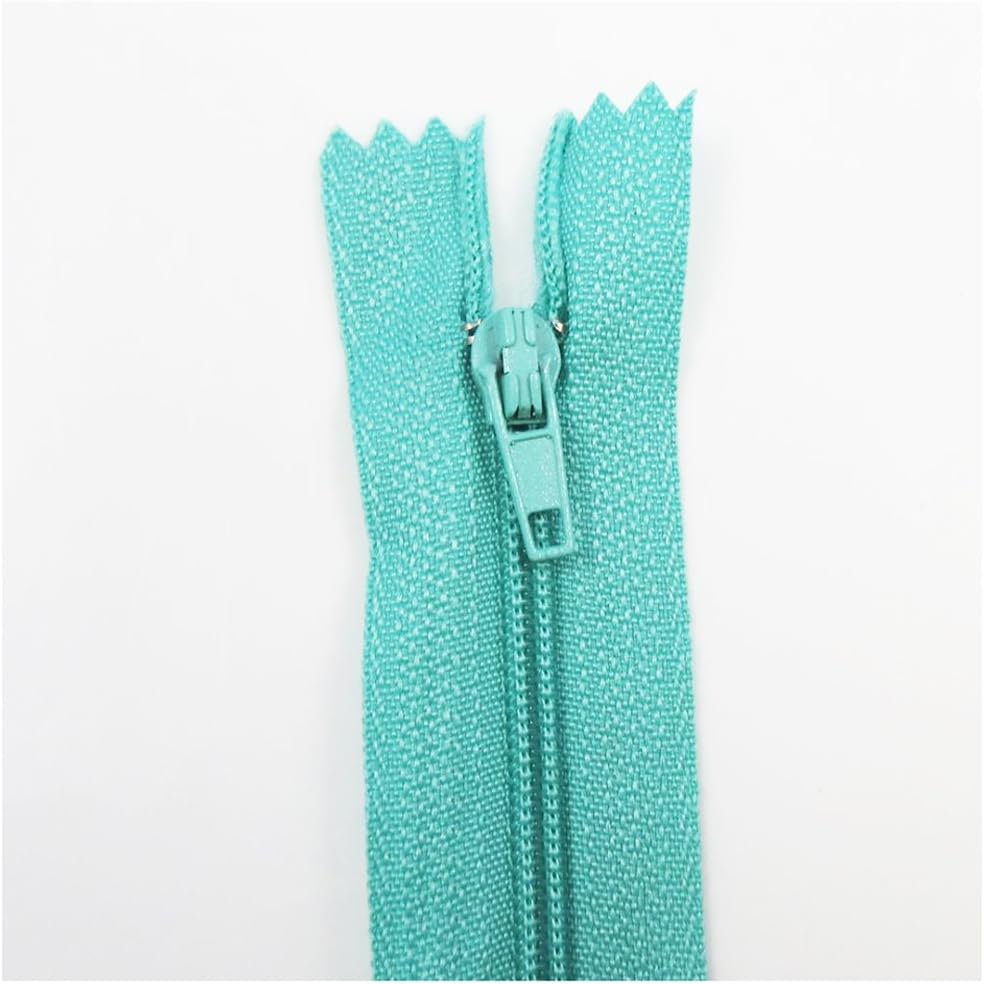 Beads4Crafts 7" No.3 CLOSED END NYLON ZIPS *24 COLOURS* ZIPPER SEWING DRESS HABERDASHERY X - BUY 2 GET 1 FREE (BLUE/GREEN - NZ2510X)