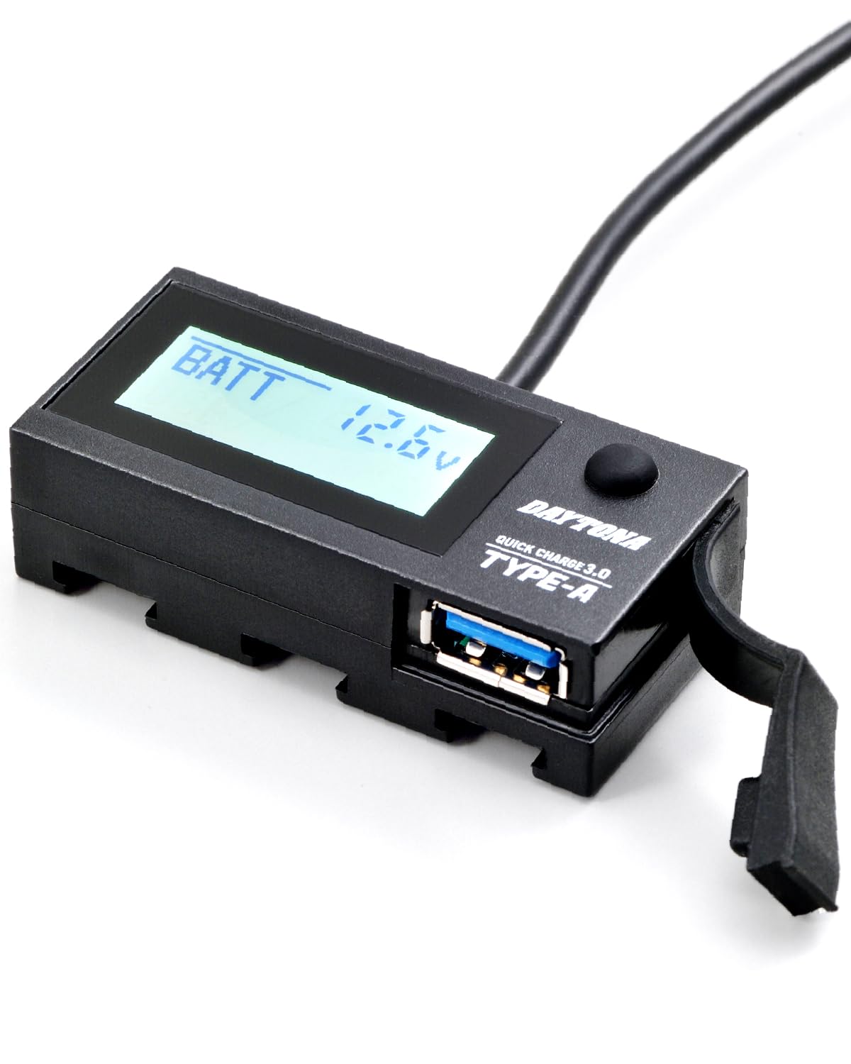 デイトナ イープラスチャージャー USB-A QC3.0対応 急速充電 18W iPhone Android対応の商品画像