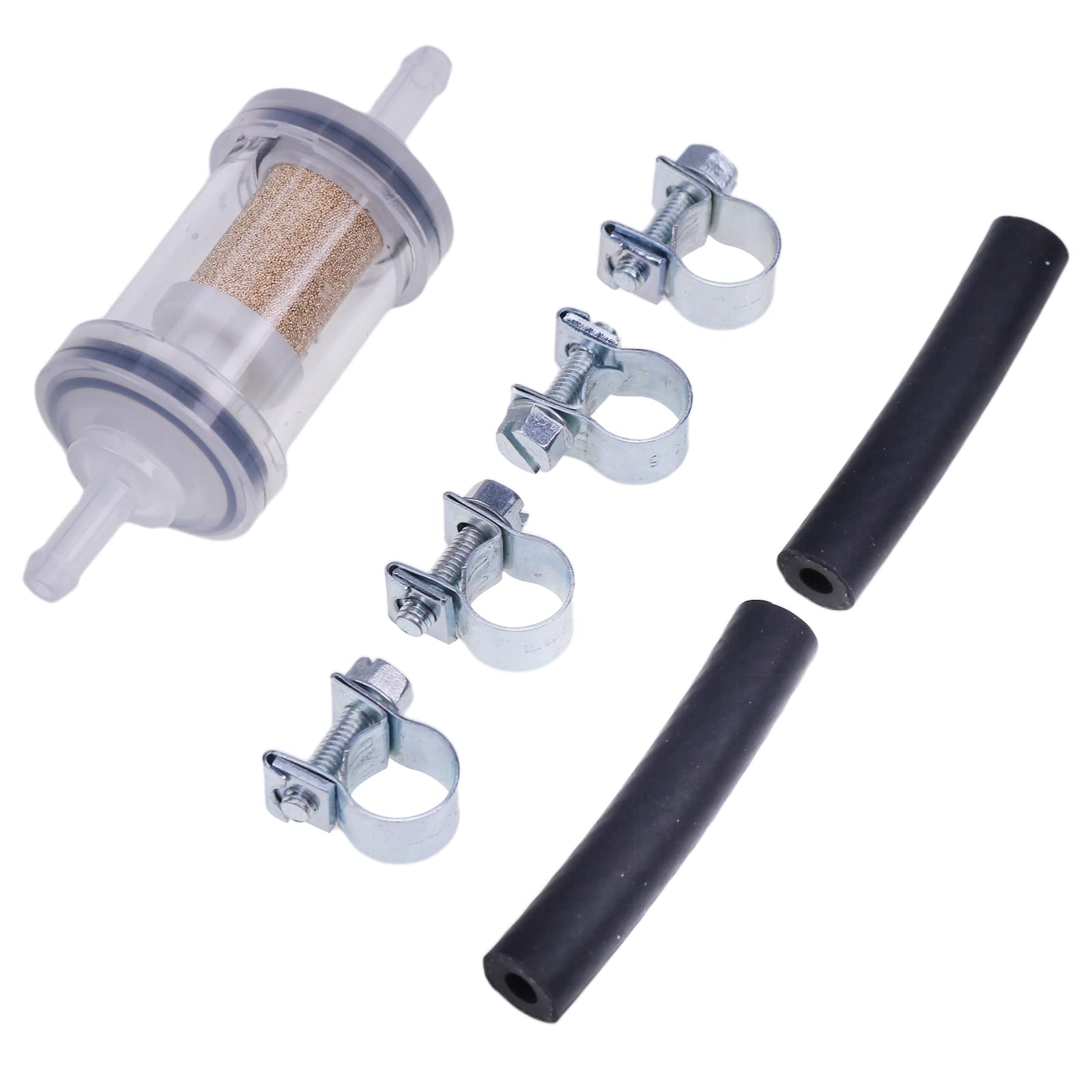 Photo 1 of ZTUOAUMA Diesel Fuel Filter Kit with Clamps and Hoses with 297 Micron Bronze Element Compatible with Webasto Eberspacher Parking Heater Fuel System