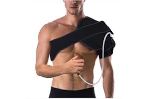 NatraCure Advanced Hot or Cold Therapy Shoulder Ice Pack Wrap, for Shoulder Pain Relief - (Heating Pad for Rotator Cuff Injuries, Surgery, Gym Injuries, Baseball, Pitching) - 16032