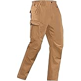 NATUVENIX Tactical Pants for Men, Ripstop Lightweight Cargo Work Pants for Men Water Resistant Mens Hiking Pants Outdoor